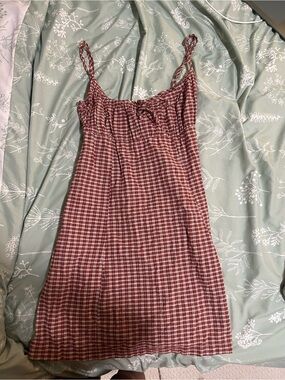UNIF coop mini dress Red Gingham Sundress - Women